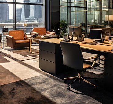 EXPANSIVE LUXURIOUS
OFFICE SPACES